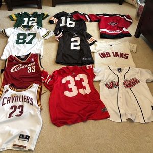 Quality (REAL) assorted jerseys used good quality